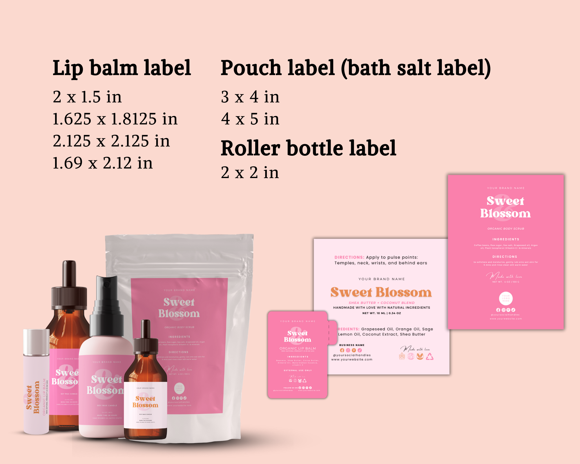 70+ Cosmetic Packaging Bundle