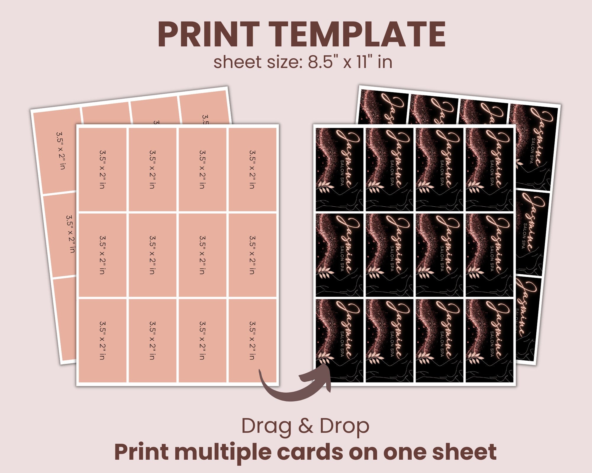 DIY Body Contouring Business Card, Body Contouring Business Card, Spa Business Card, Body Sculpting Business Card