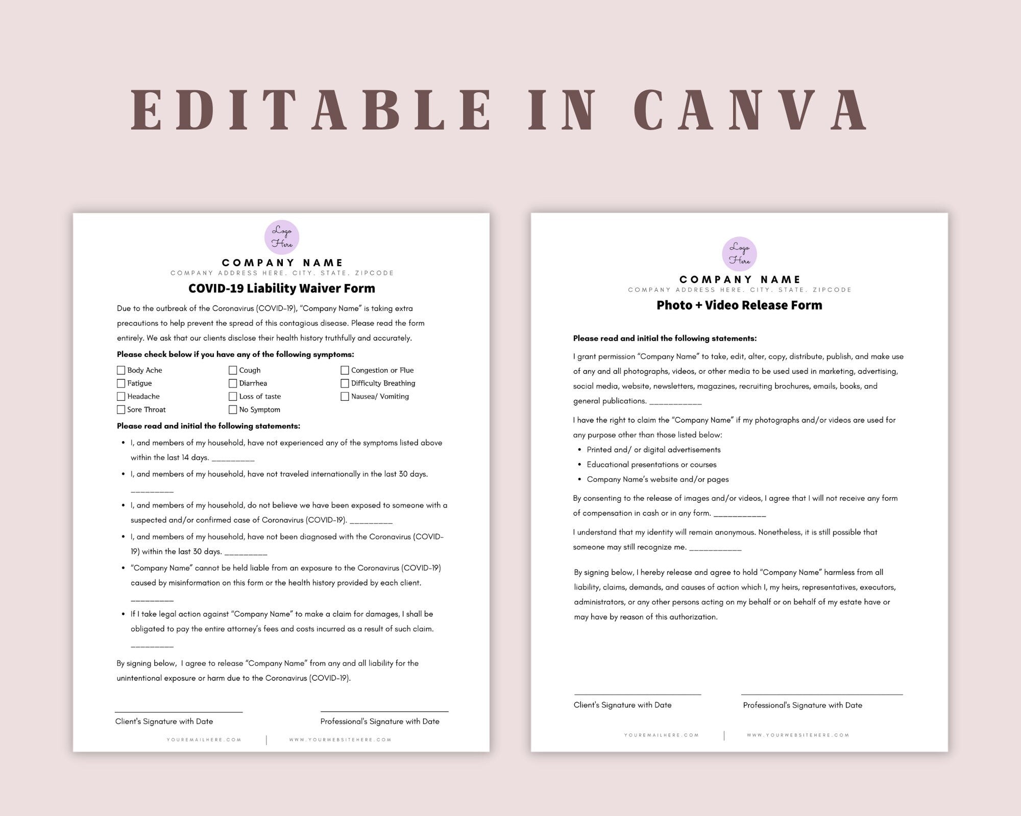 Eyelash Extension Forms, Editable Lash Templates, Esthetician Forms, Eyelash Waiver, Eyelash Aftercare Cards, Canva, Digital Download