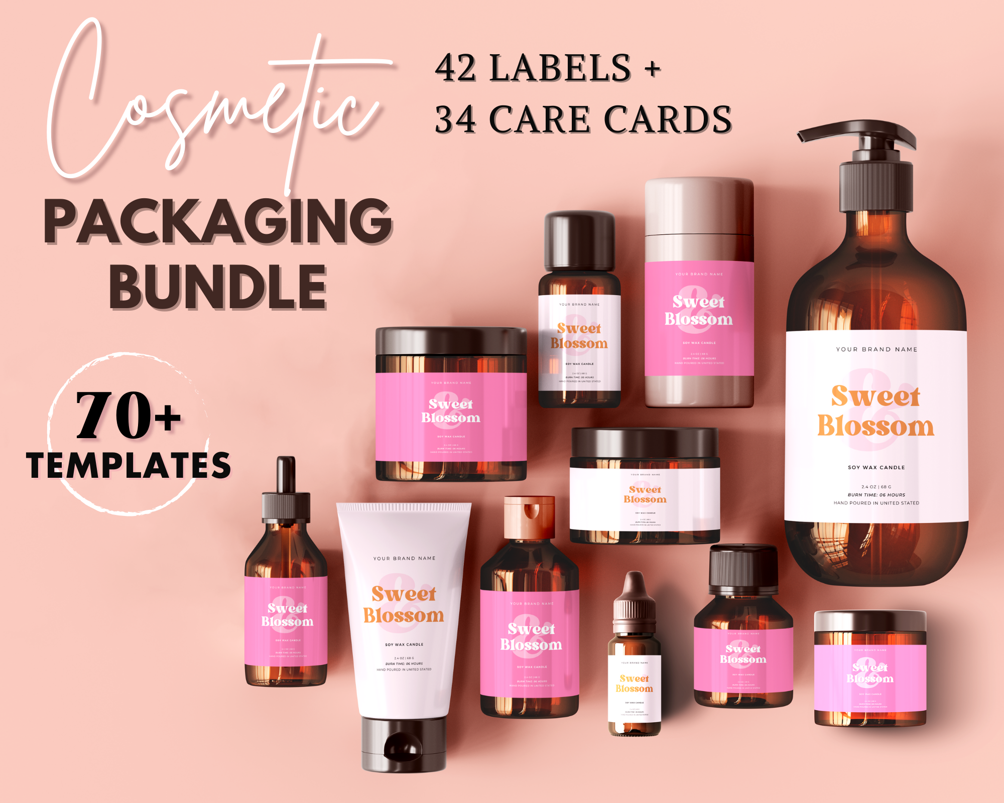 70+ Cosmetic Packaging Bundle