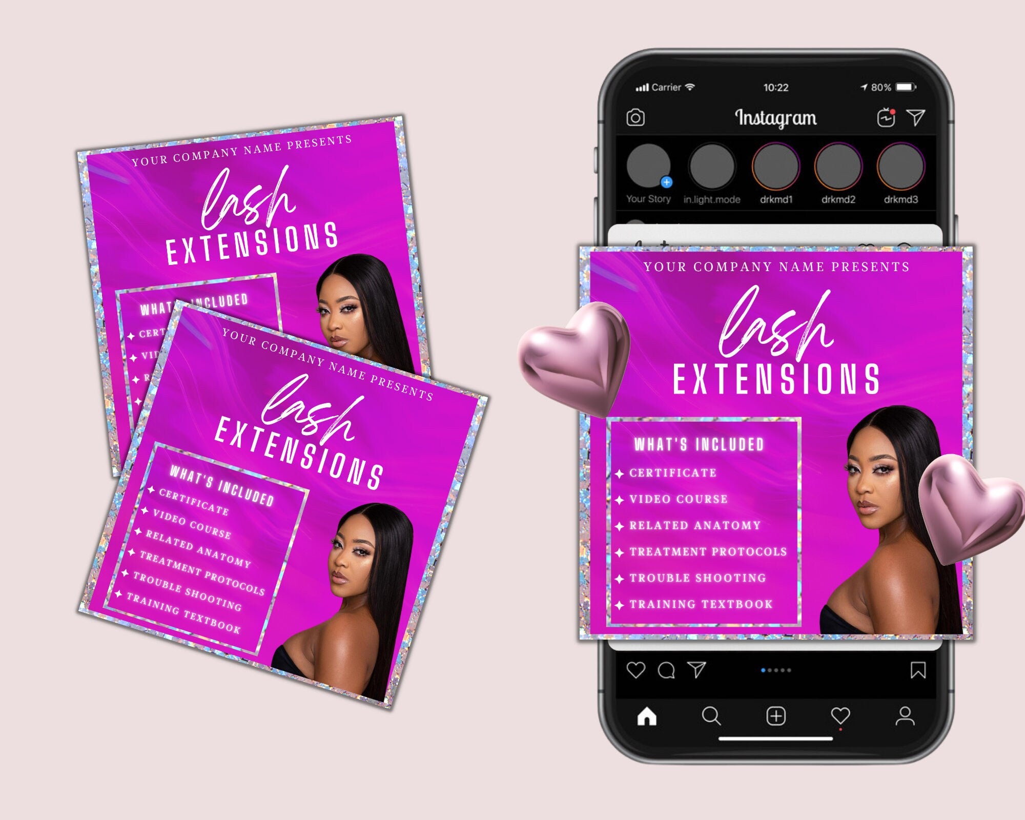 Lash Training Flyer, Beauty Flyer, Lash Business, Instagram Flyer, Black And White, Minimal Flyer, Social Media Flyer, Editable Flyer