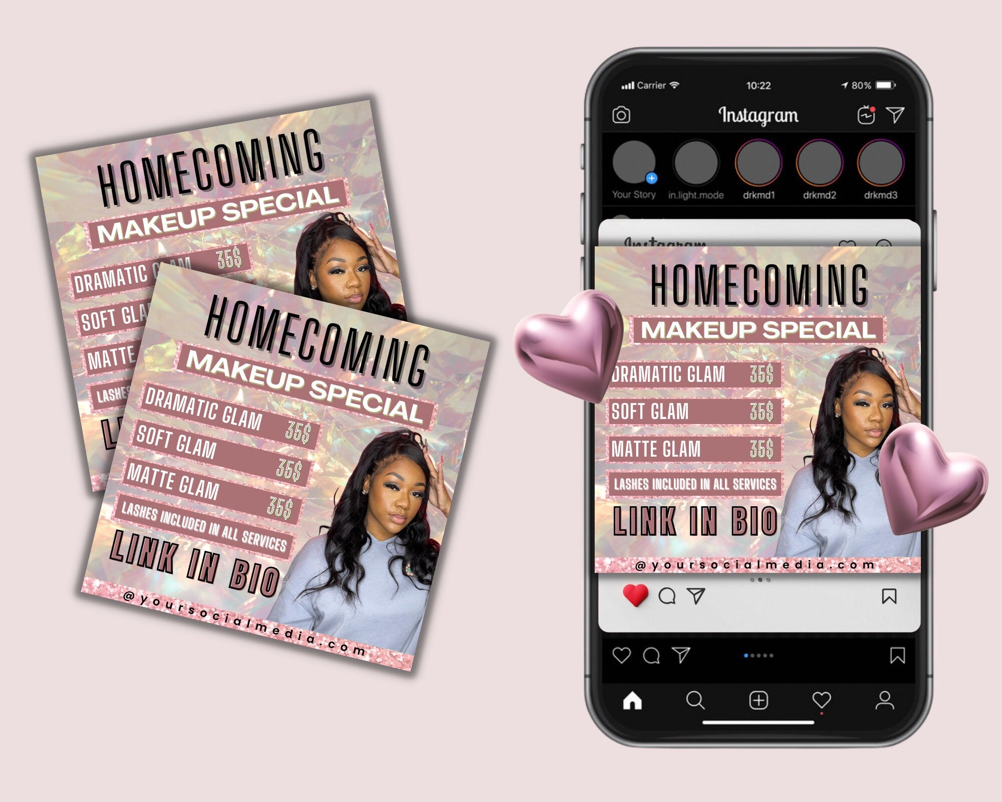 Homecoming Flyer, Homecoming Sale, Homecoming Campaign, Election Flyer, Voting Flyer, Book Now Flyer, instagram flyer, Homecoming Queen