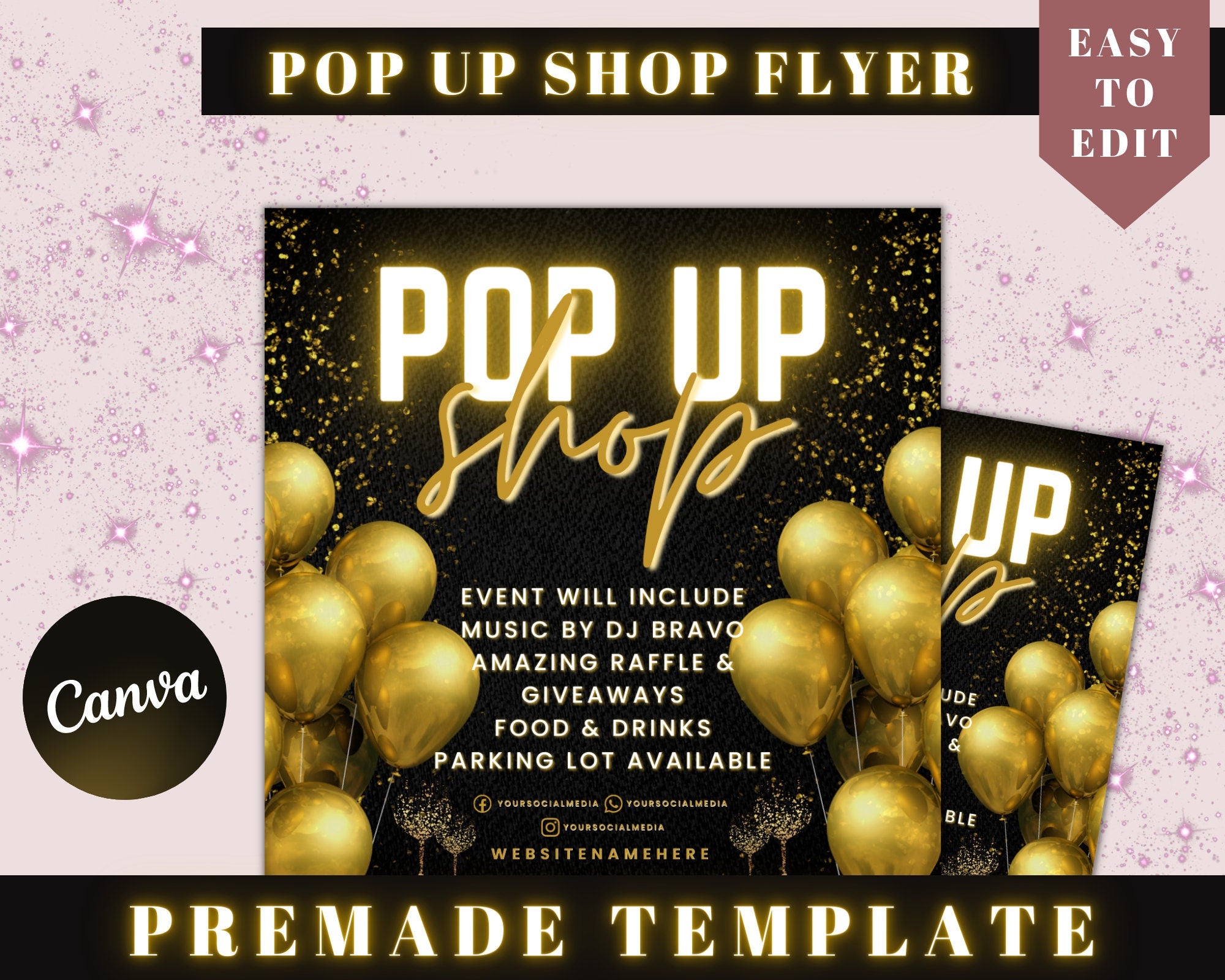 Pop Up Shop Flyer,Pop up shop Template,DIY Pop Up Shop Flyer,pop up shop display,Personalized Pop Up Shop Flyer,Business Event InvitationA