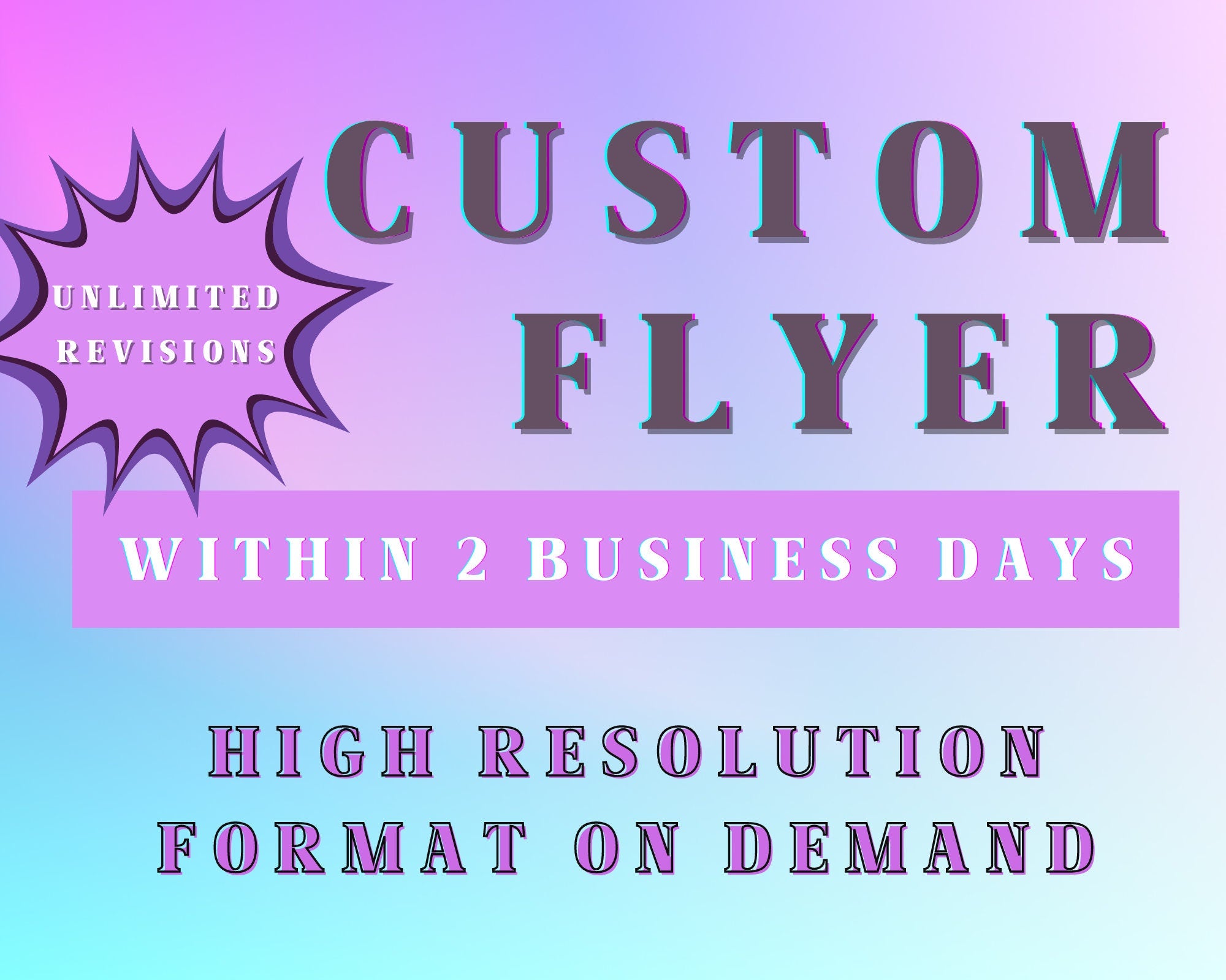 Custom Flyer, Homecoming Flyer, Fall Festival Flyer, Christmas Flyer, Social Media Flyer, Beauty Custom Flyer, Unlimited Revisions