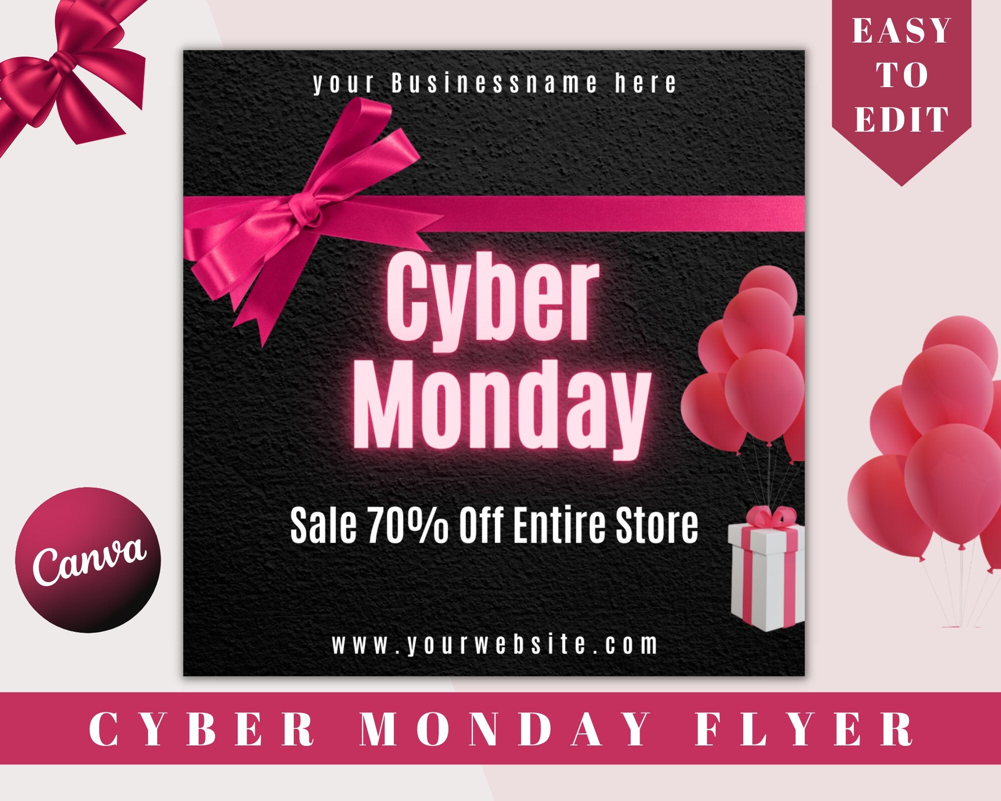 Cyber Monday Poster, Book Now Flyer, Cyber Monday Sale, Online Sale Flyer, Cyber Monday Flyer, Cyber Monday Ideas, Cyber Deals, Holiday Sale