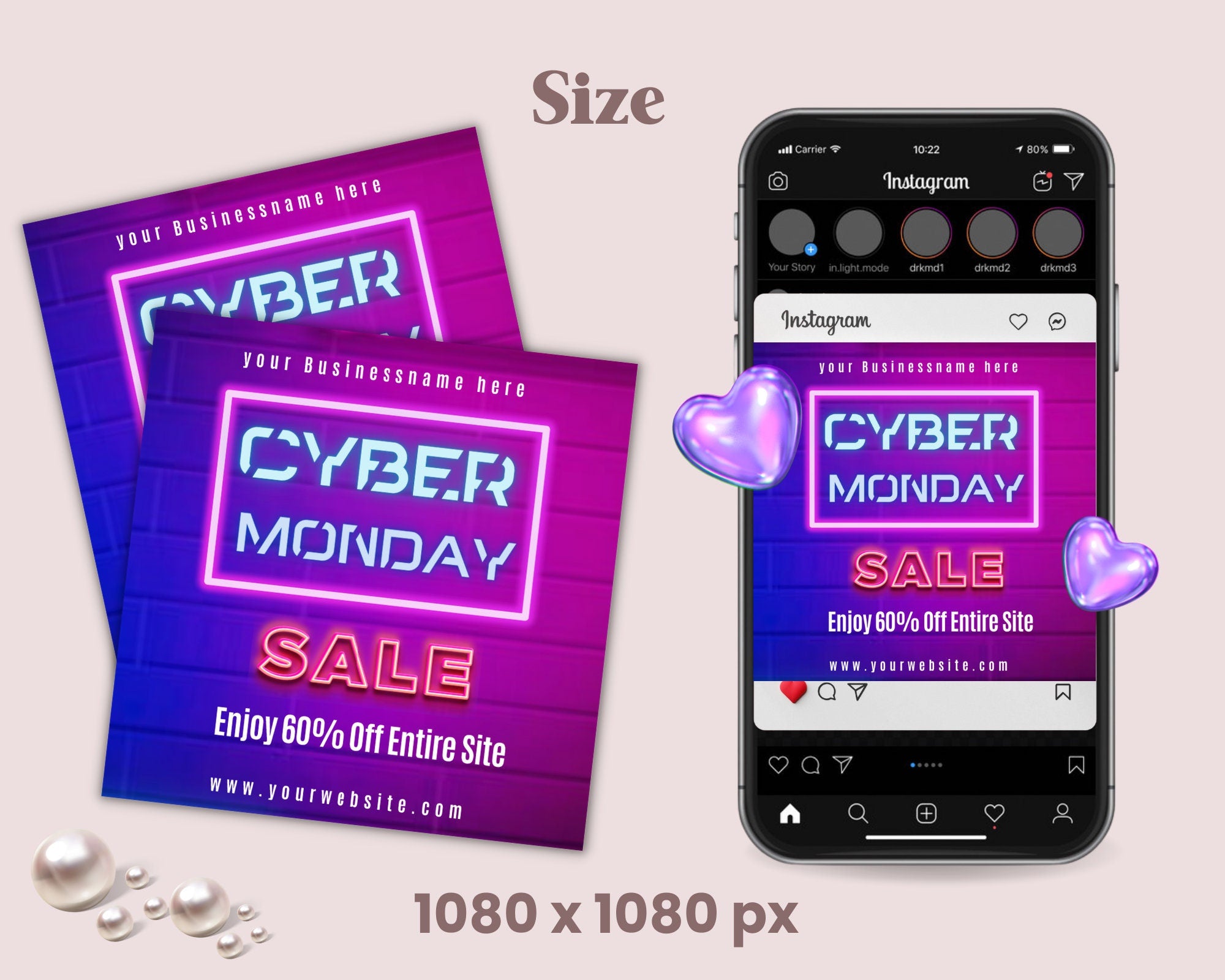 Cyber Monday Sale Flyer, Cyber Monday Ideas, Cyber Deals, Holiday Sale, Shop Now Flyers, Grand Opening Flyer, Online Sale Flyer