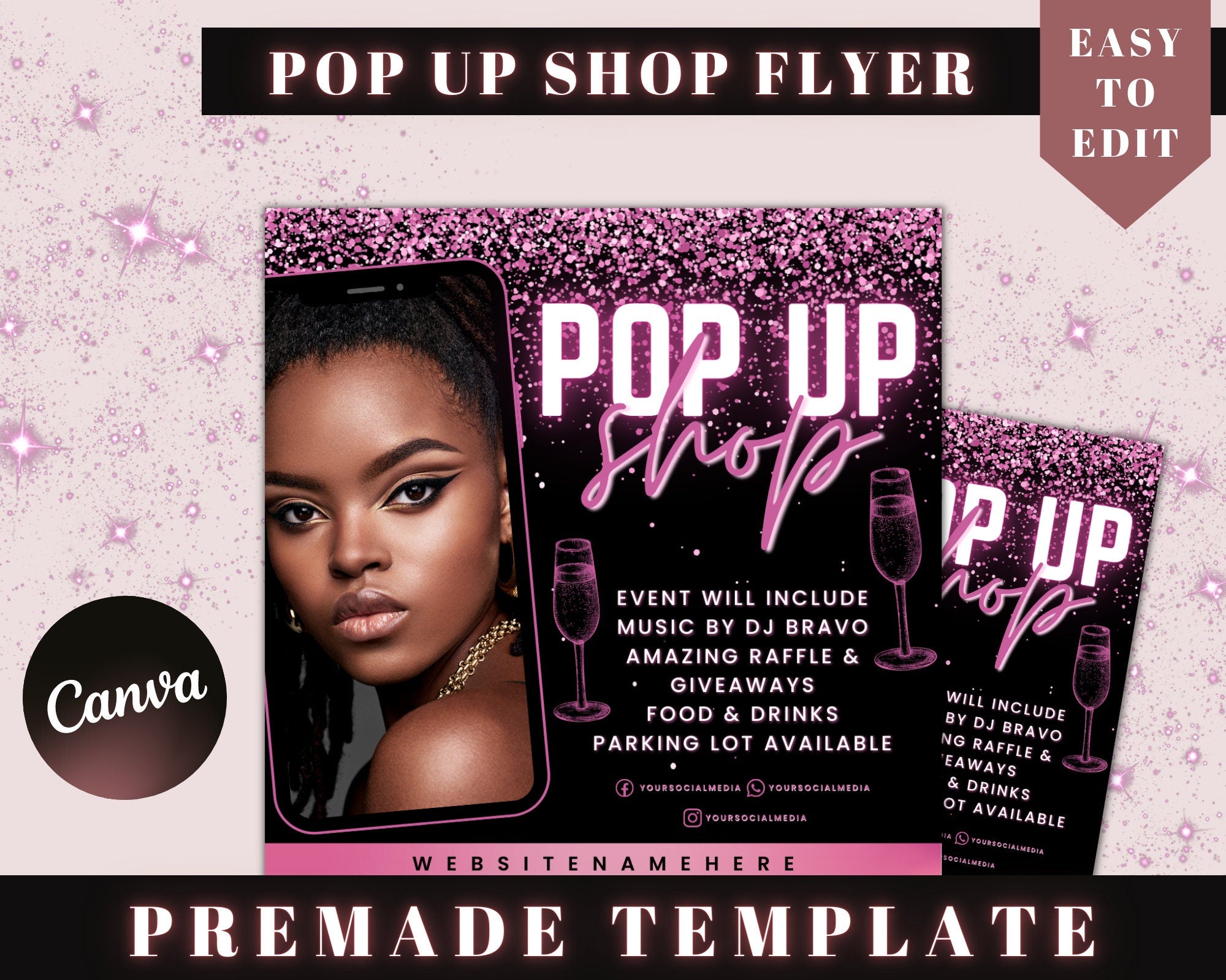 Pop up shop Template,Pop Up Shop Flyer,pop up shop display,DIY Pop Up Shop Flyer,Personalized Pop Up Shop Flyer,Business Event Invitation