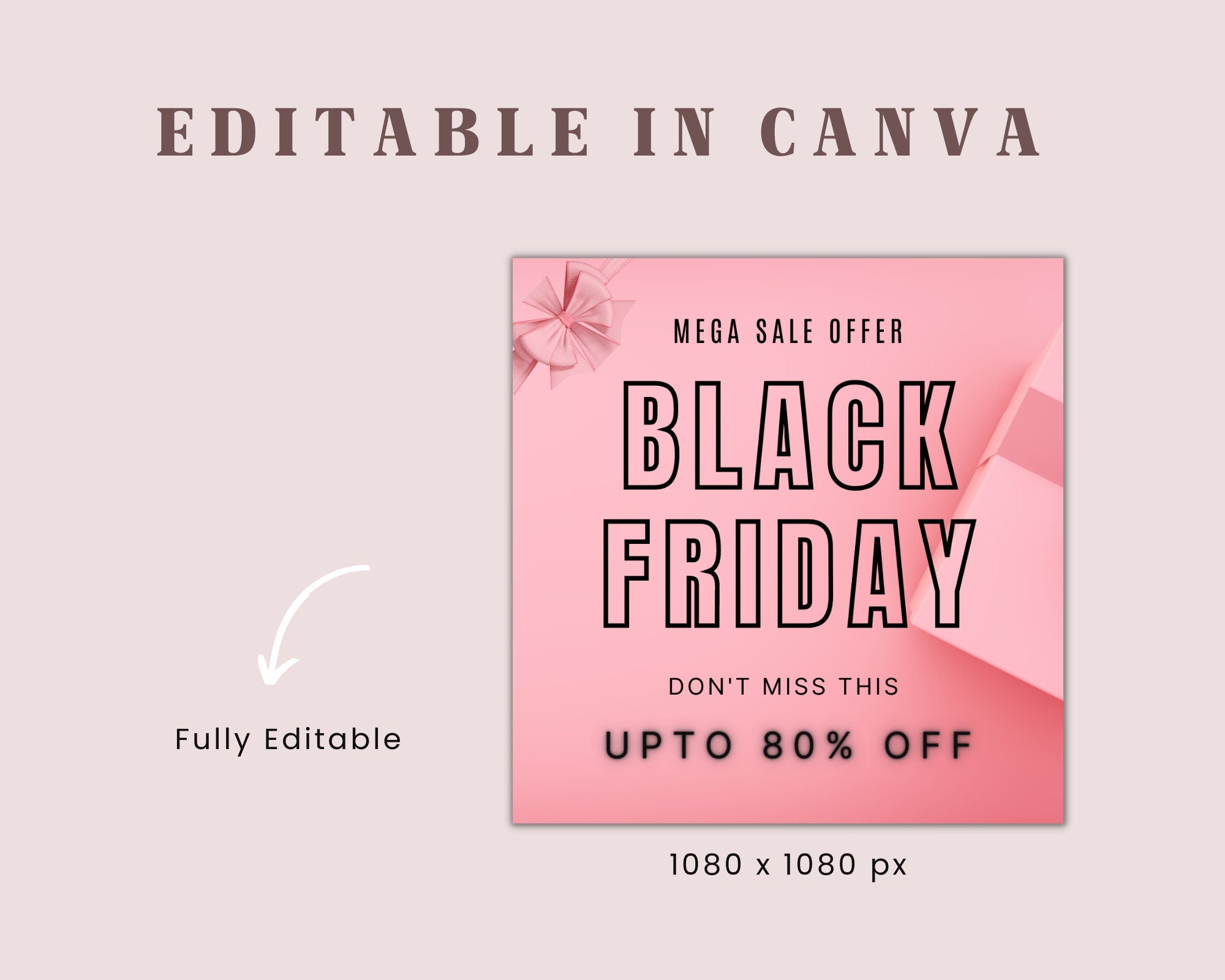 Printable Black and Pink Friday Flyer Bundle, Book Now Flyer, Black Friday Flyer, Pink Friday Sale, November Sale, Shop Sale Template