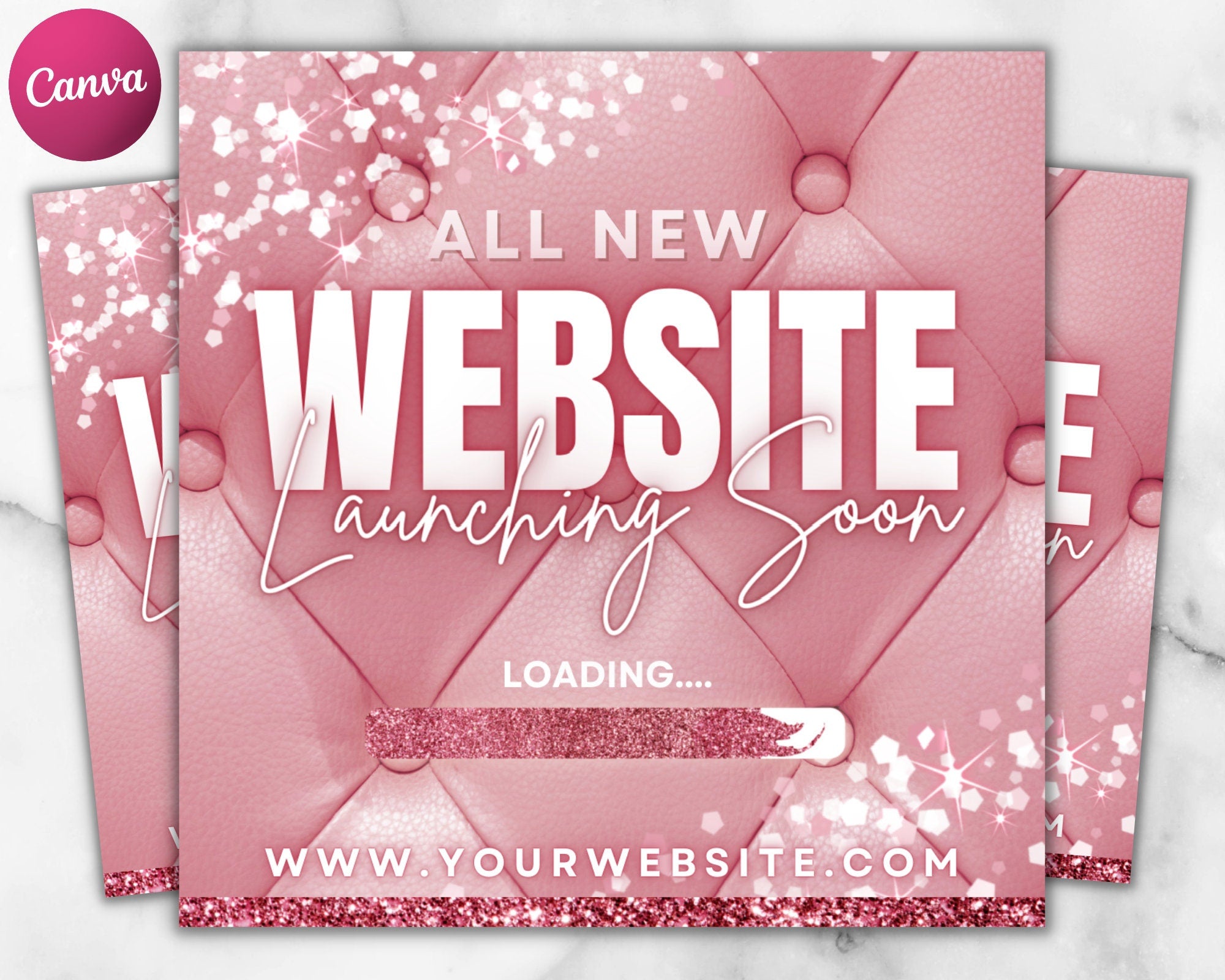 Website Launching Flyer, Coming Soon Flyer, Site Launch Flyer, Boutique Flyer, Social Media Flyer, Premade DIY Business Flyer Design