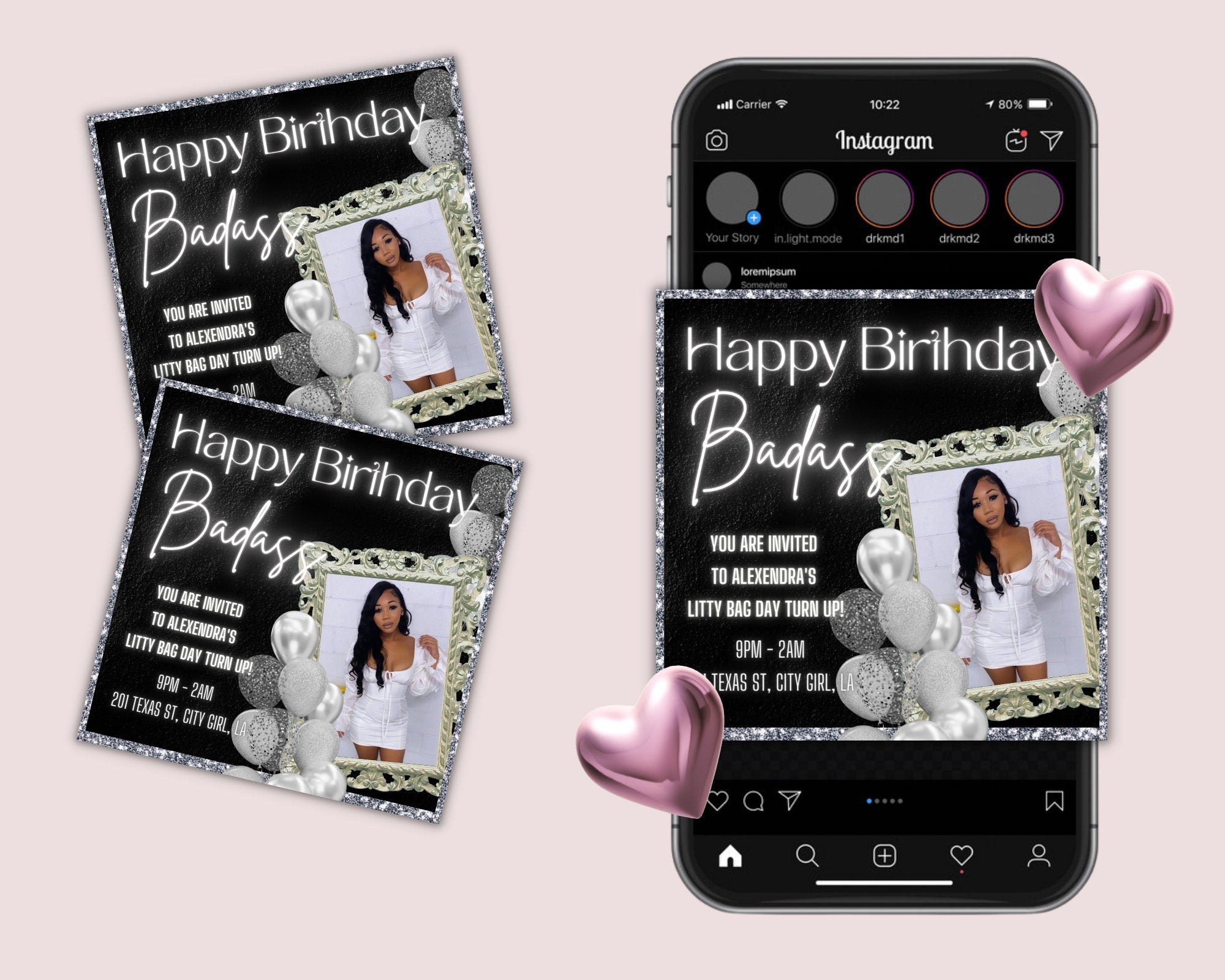 21st Birthday Flyer, Birthday Girl, Birthday Template, Birthday Party, Birthday Invitation, Birthday Dinner, Birthday Bash, Birthday Invite